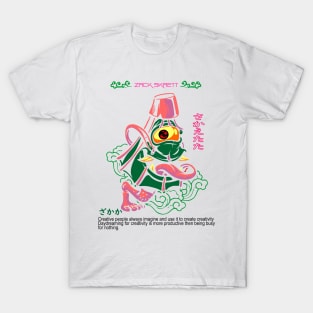 Zack Skaett Japanese anime art T-Shirt